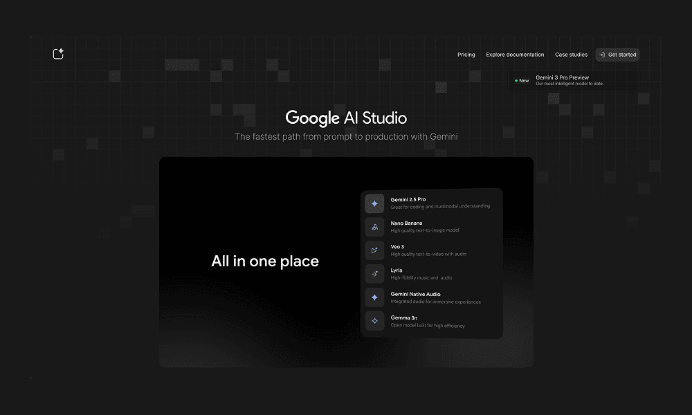 Google AI Studio