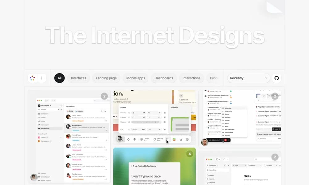 The Internet Designs