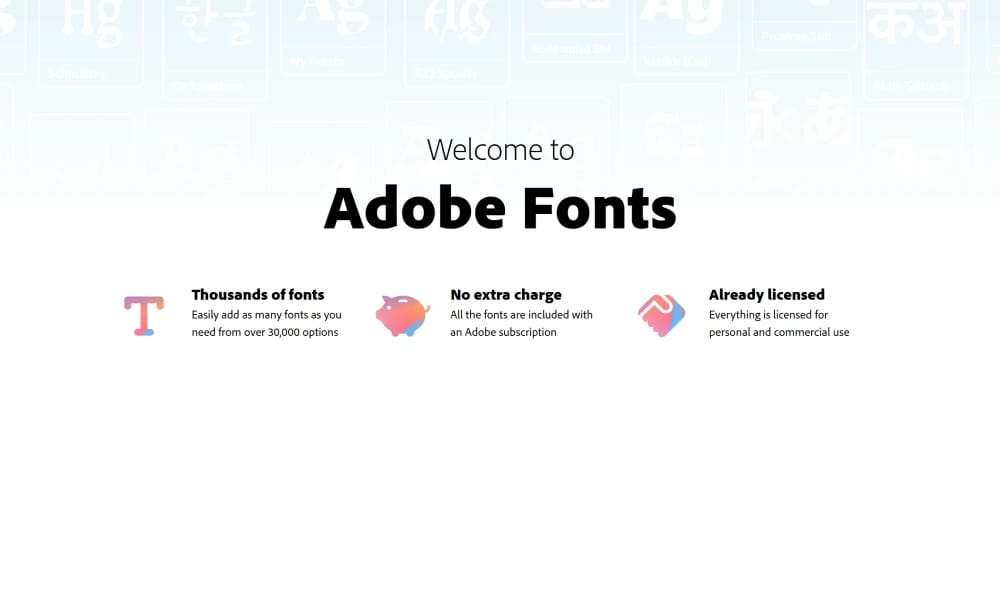 Adobe Fonts