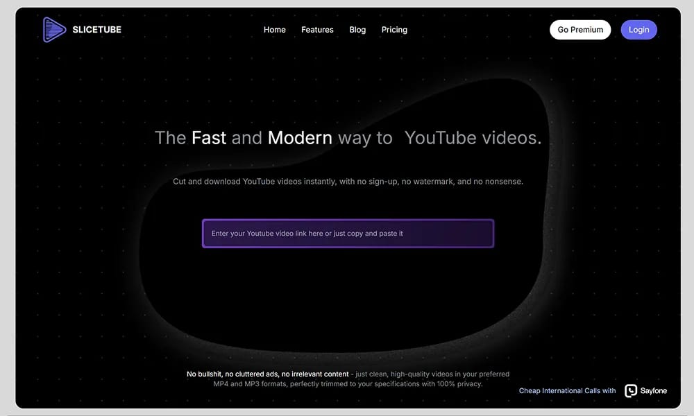 Slicetube