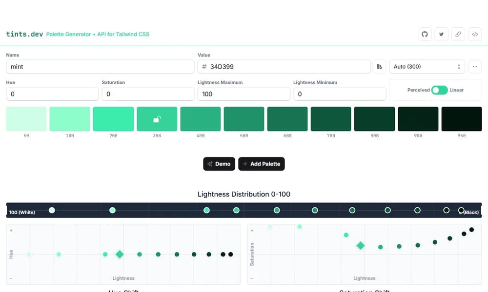 Tailwind CSS Color Generator