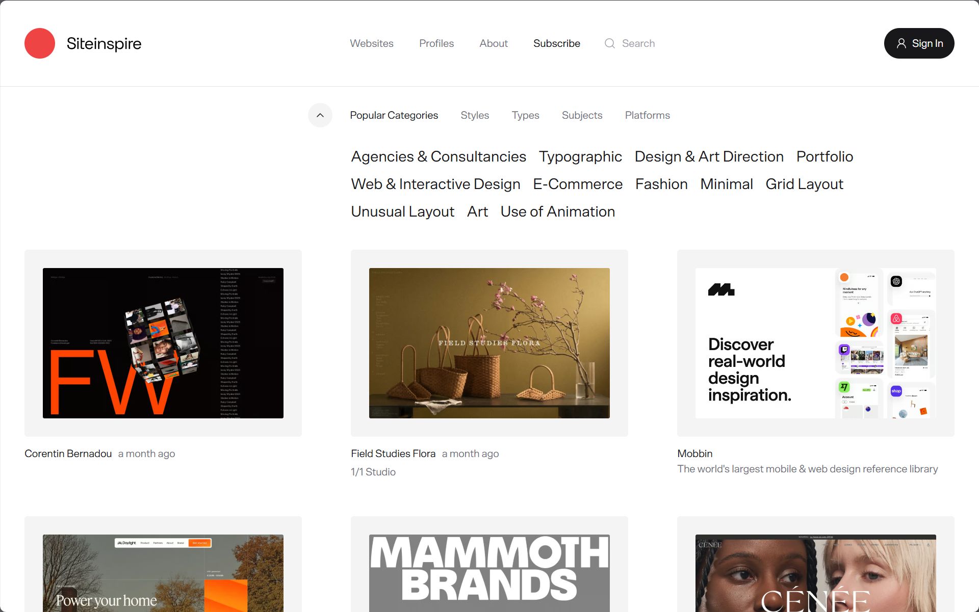 Siteinspire