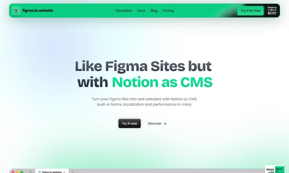 Figma to Website