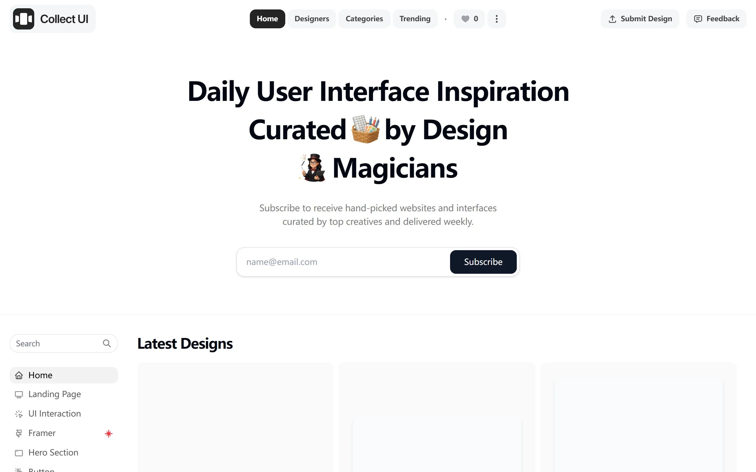 Collect UI