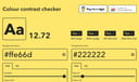 Colour Contrast Checker