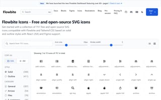 Flowbite Icons