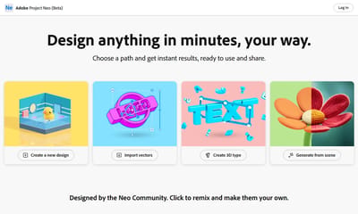 Adobe Project Neo