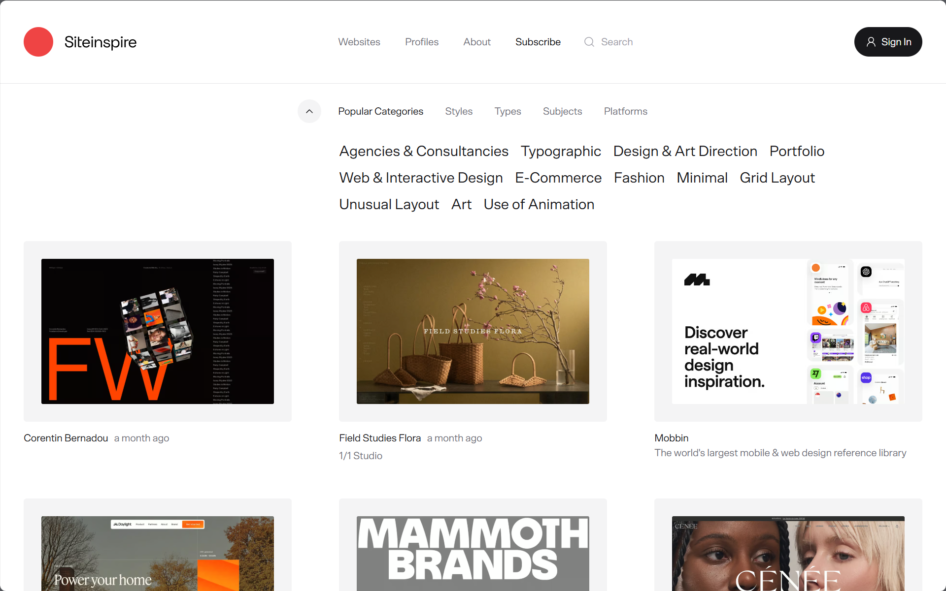Siteinspire